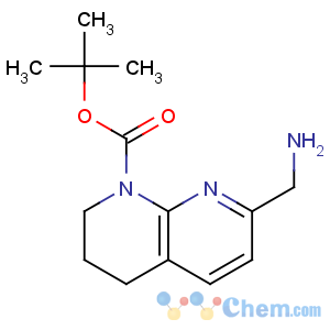 CAS No:886362-43-2 tert-butyl<br />7-(aminomethyl)-3,4-dihydro-2H-1,8-naphthyridine-1-carboxylate