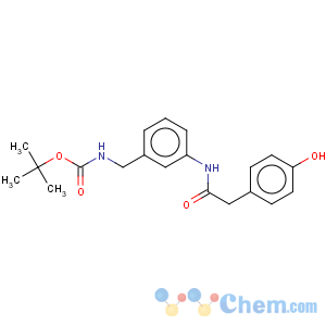 CAS No:886362-47-6 Carbamic acid,[[3-[[(4-hydroxyphenyl)acetyl]amino]phenyl]methyl]-, 1,1-dimethylethyl ester(9CI)