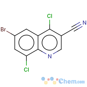CAS No:886362-77-2 3-Quinolinecarbonitrile,6-bromo-4,8-dichloro-