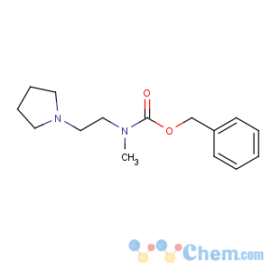 CAS No:886362-96-5 benzyl N-methyl-N-(2-pyrrolidin-1-ylethyl)carbamate