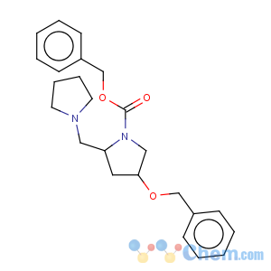 CAS No:886363-04-8 1-Pyrrolidinecarboxylicacid, 4-(phenylmethoxy)-2-(1-pyrrolidinylmethyl)-, phenylmethyl ester