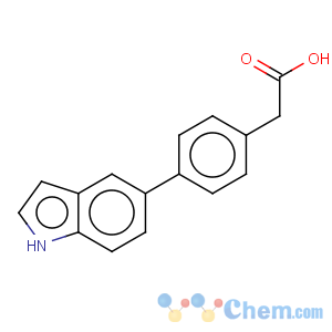 CAS No:886363-28-6 Benzeneacetic acid,4-(1H-indol-5-yl)-