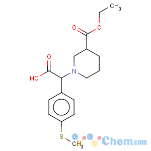 CAS No:886363-60-6 1-Piperidineaceticacid, 3-(ethoxycarbonyl)-a-[4-(methylthio)phenyl]-