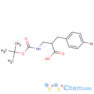 CAS No:886364-20-1 2-[(4-bromophenyl)methyl]-3-[(2-methylpropan-2-yl)oxycarbonylamino]<br />propanoic acid