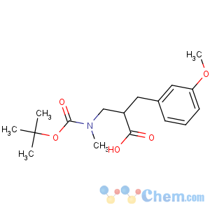 CAS No:886364-83-6 2-[(3-methoxyphenyl)methyl]-3-[methyl-[(2-methylpropan-2-yl)oxycarbonyl]<br />amino]propanoic acid