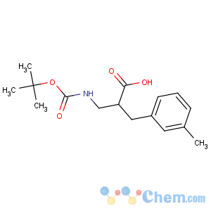 CAS No:886364-89-2 2-[(3-methylphenyl)methyl]-3-[(2-methylpropan-2-yl)oxycarbonylamino]<br />propanoic acid