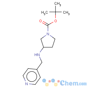 CAS No:886364-95-0 1-Pyrrolidinecarboxylicacid, 3-[(4-pyridinylmethyl)amino]-, 1,1-dimethylethyl ester