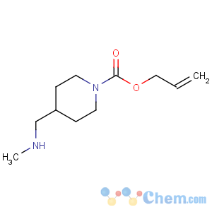 CAS No:886365-58-8 1-Piperidinecarboxylicacid, 4-[(methylamino)methyl]-, 2-propen-1-yl ester