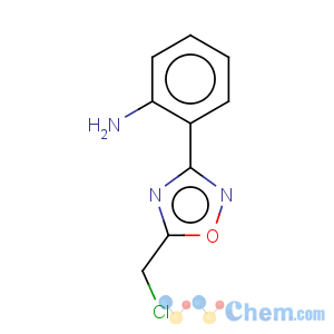 CAS No:886365-74-8 Benzenamine,2-[5-(chloromethyl)-1,2,4-oxadiazol-3-yl]-