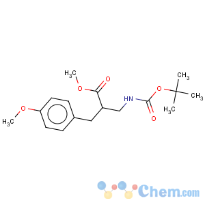 CAS No:886366-52-5 Benzenepropanoic acid, a-[[[(1,1-dimethylethoxy)carbonyl]amino]methyl]-4-methoxy-,methyl ester