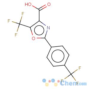 CAS No:886497-47-8 4-Oxazolecarboxylicacid, 5-(trifluoromethyl)-2-[4-(trifluoromethyl)phenyl]-