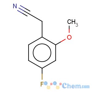 CAS No:886498-56-2 Benzeneacetonitrile,4-fluoro-2-methoxy-