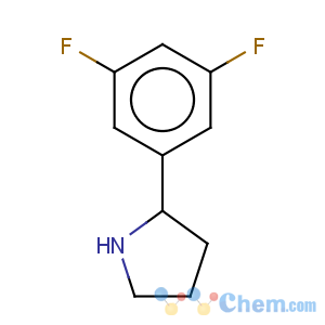 CAS No:886503-11-3 Pyrrolidine, 2-(3,5-difluorophenyl)-