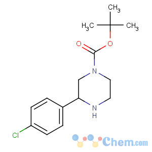CAS No:886767-49-3 tert-butyl 3-(4-chlorophenyl)piperazine-1-carboxylate