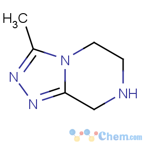 CAS No:886886-04-0 3-methyl-5,6,7,8-tetrahydro-[1,2,4]triazolo[4,3-a]pyrazine