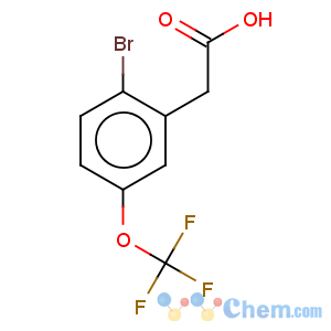 CAS No:887266-81-1 Benzeneacetic acid,2-bromo-5-(trifluoromethoxy)-