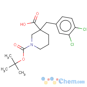 CAS No:887344-21-0 1,3-Piperidinedicarboxylicacid, 3-[(3,4-dichlorophenyl)methyl]-, 1-(1,1-dimethylethyl) ester
