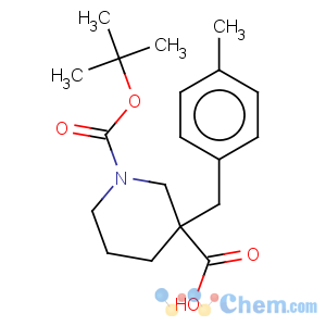 CAS No:887344-23-2 1,3-Piperidinedicarboxylicacid, 3-[(4-methylphenyl)methyl]-, 1-(1,1-dimethylethyl) ester