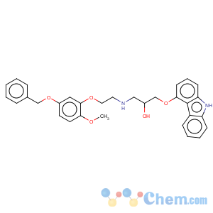 CAS No:887353-00-6 2-Propanol,1-(9H-carbazol-4-yloxy)-3-[[2-[2-methoxy-5-(phenylmethoxy)phenoxy]ethyl]amino]-