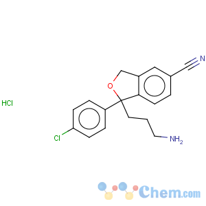 CAS No:887354-48-5 5-Isobenzofurancarbonitrile,1-(3-aminopropyl)-1-(4-chlorophenyl)-1,3-dihydro-