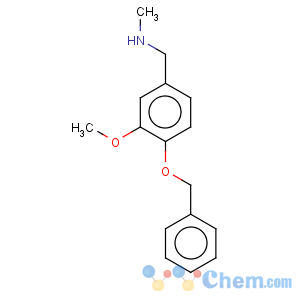 CAS No:88741-49-5 Benzenemethanamine,3-methoxy-N-methyl-4-(phenylmethoxy)-