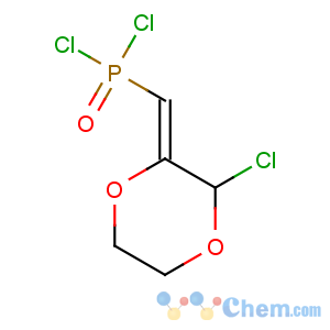 CAS No:88750-68-9 (3-chloro-1,4-dioxan-2-ylidene)methylphosphonic dichloride