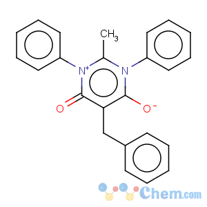 CAS No:88754-60-3 5-benzyl-2-methyl-6-oxo-1,3-diphenyl-3,6-dihydropyrimidin-1-ium-4-olate