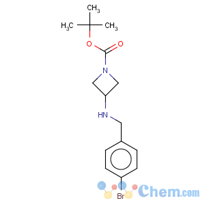 CAS No:887579-73-9 1-Azetidinecarboxylicacid, 3-[[(4-bromophenyl)methyl]amino]-, 1,1-dimethylethyl ester