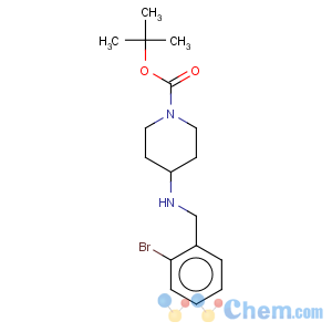 CAS No:887583-83-7 1-Piperidinecarboxylicacid, 4-[[(2-bromophenyl)methyl]amino]-, 1,1-dimethylethyl ester