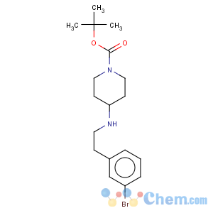 CAS No:887583-95-1 1-Piperidinecarboxylicacid, 4-[[2-(3-bromophenyl)ethyl]amino]-, 1,1-dimethylethyl ester