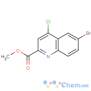 CAS No:887587-50-0 methyl 6-bromo-4-chloroquinoline-2-carboxylate