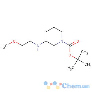 CAS No:887588-09-2 3-(2-methoxyethylamino)piperidine-1-carboxylic acid tert-butyl ester