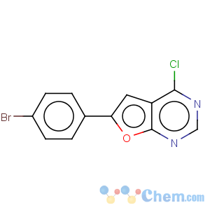 CAS No:887592-53-2 6-(4-BROMO-PHENYL)-4-CHLORO-FURO[2,3-D]PYRIMIDINE