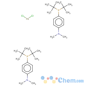 CAS No:887919-35-9 Palladium,bis[4-[bis(1,1-dimethylethyl)phosphino-kP]-N,N-dimethylbenzenamine]dichloro-, (SP-4-1)-