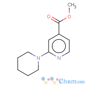 CAS No:888070-05-1 4-Pyridinecarboxylicacid, 2-(1-piperidinyl)-, methyl ester