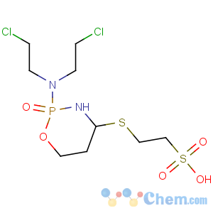 CAS No:88859-04-5 Ethanesulfonic acid,2-[[(2R,4R)-2-[bis(2-chloroethyl)amino]tetrahydro-2-oxido-2H-1,3,2-oxazaphosphorin-4-yl]thio]-,rel-