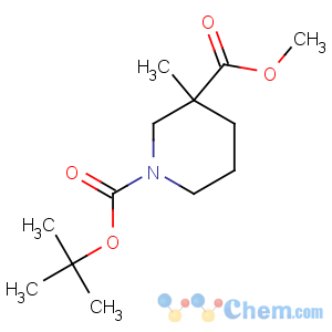 CAS No:888952-55-4 1-O-tert-butyl 3-O-methyl 3-methylpiperidine-1,3-dicarboxylate