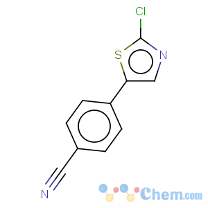 CAS No:889672-75-7 Benzonitrile,4-(2-chloro-5-thiazolyl)-
