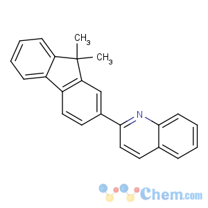 CAS No:889750-37-2 2-(9,9-dimethylfluoren-2-yl)quinoline