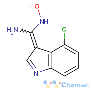 CAS No:889942-75-0 N-[amino-(4-chloroindol-3-ylidene)methyl]hydroxylamine
