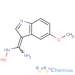 CAS No:889943-79-7 N-[amino-(5-methoxyindol-3-ylidene)methyl]hydroxylamine
