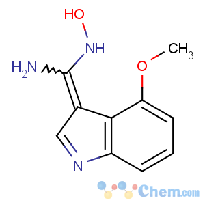 CAS No:889943-82-2 N-[amino-(4-methoxyindol-3-ylidene)methyl]hydroxylamine