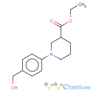 CAS No:889956-15-4 3-Piperidinecarboxylicacid, 1-[4-(hydroxymethyl)phenyl]-, ethyl ester