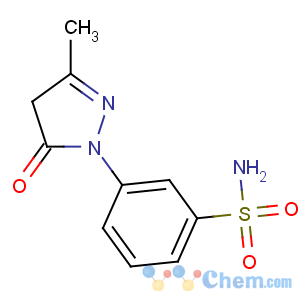 CAS No:89-29-2 3-(3-methyl-5-oxo-4H-pyrazol-1-yl)benzenesulfonamide