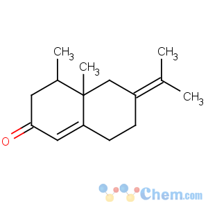 CAS No:89-89-4 4,4a-dimethyl-6-propan-2-ylidene-4,5,7,8-tetrahydro-3H-naphthalen-2-on e