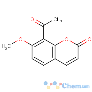 CAS No:89019-07-8 8-acetyl-7-methoxychromen-2-one