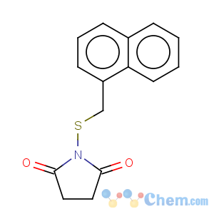 CAS No:89030-43-3 1-(naphthalen-1-ylmethylsulfanyl)pyrrolidine-2,5-dione