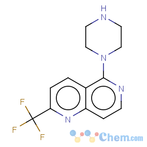 CAS No:890302-17-7 1,6-Naphthyridine,5-(1-piperazinyl)-2-(trifluoromethyl)-