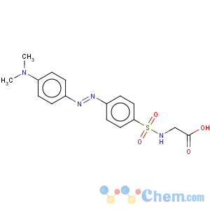 CAS No:89131-05-5 Glycine,N-[[4-[[4-(dimethylamino)phenyl]azo]phenyl]sulfonyl]- (9CI)