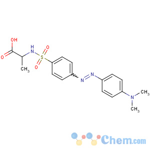 CAS No:89131-10-2 (2S)-2-[[4-[[4-(dimethylamino)phenyl]diazenyl]phenyl]sulfonylamino]<br />propanoic acid